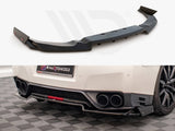 MAXTON DESIGN Central Rear Splitter + Flaps Nissan GTR R35 Facelift