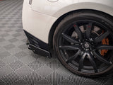 MAXTON DESIGN Central Rear Splitter + Flaps Nissan GTR R35 Facelift