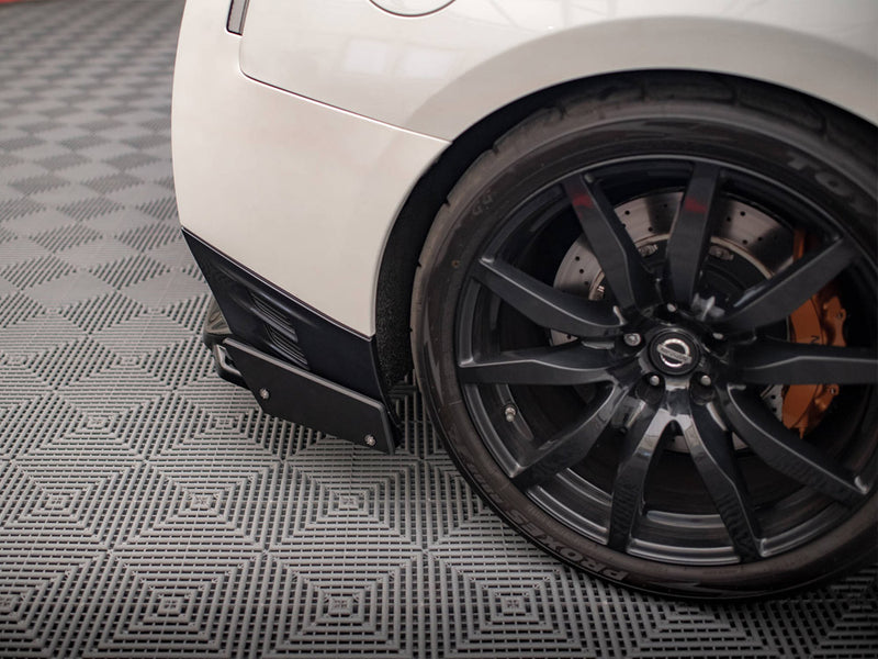 MAXTON DESIGN Central Rear Splitter + Flaps Nissan GTR R35 Facelift