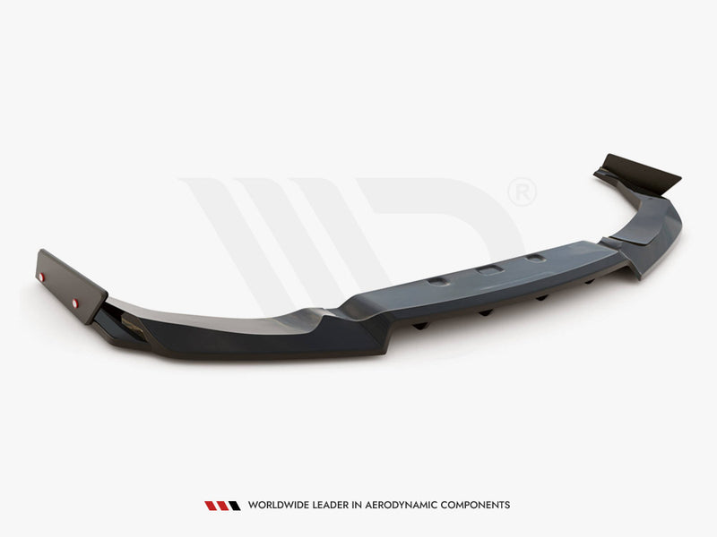 MAXTON DESIGN Central Rear Splitter + Flaps Nissan GTR R35 Facelift