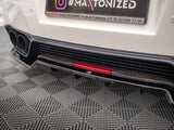 MAXTON DESIGN Central Rear Splitter + Flaps Nissan GTR R35 Facelift