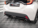 MAXTON DESIGN Central Rear Splitter V.2 (Vertical Bars) Toyota Yaris Mk4