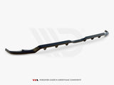 MAXTON DESIGN Central Rear Splitter V.2 (Vertical Bars) Toyota Yaris Mk4