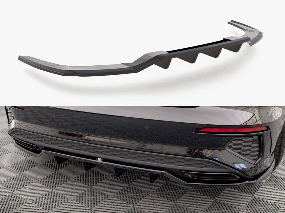Rear Splitter (Vertical Bars) compatible with Audi A3 S Line Sedan 8Y
