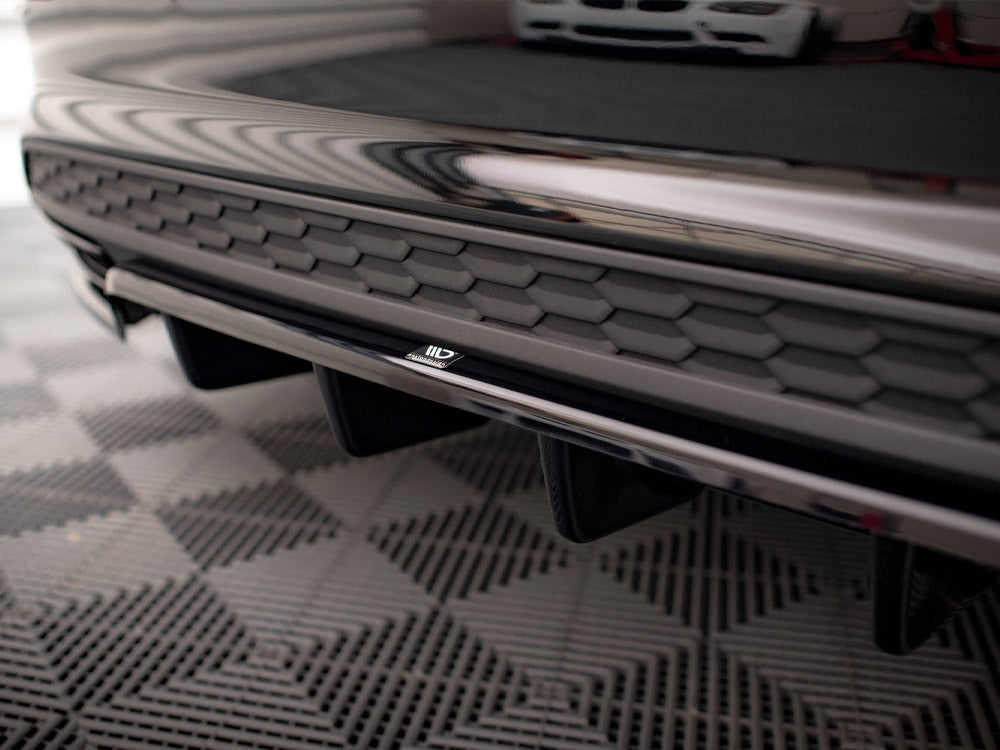 Rear Splitter (Vertical Bars) compatible with Audi A3 S Line Sedan 8Y