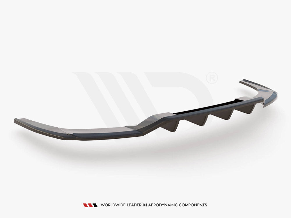 Rear Splitter (Vertical Bars) compatible with Audi A3 S Line Sedan 8Y