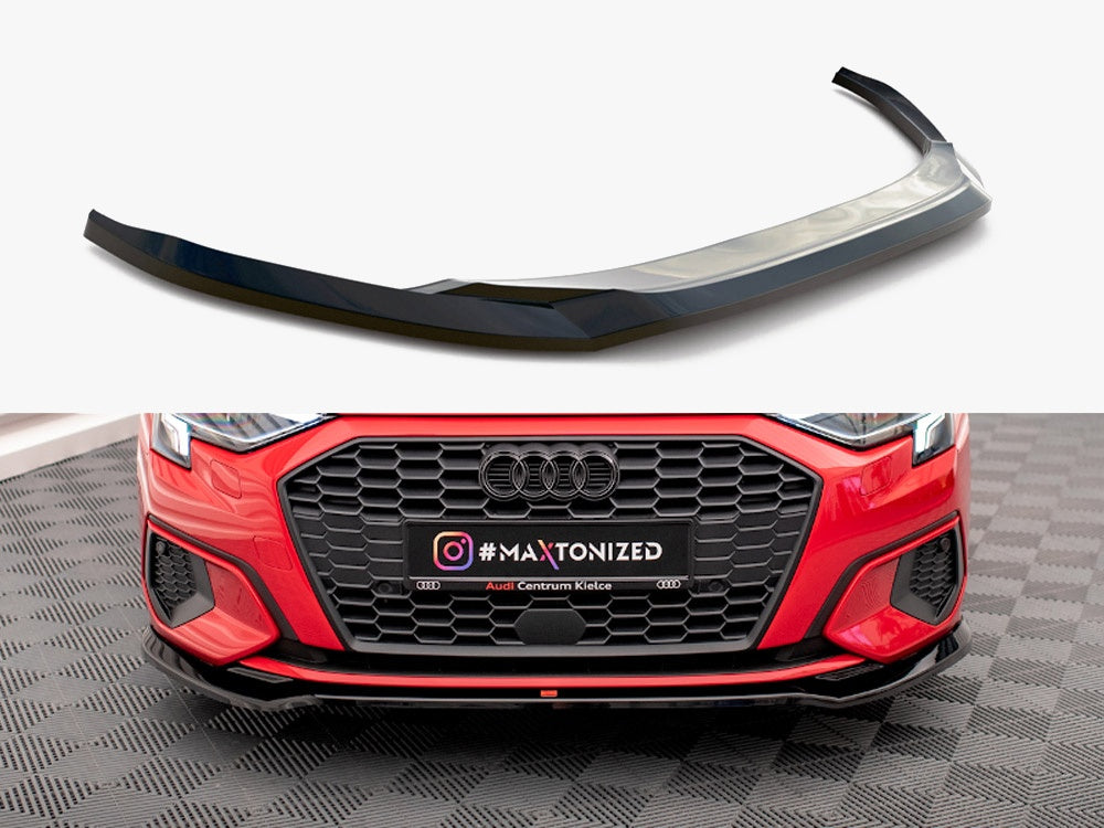 Front Splitter V.2 compatible with Audi A3 8Y