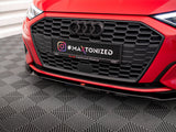 Front Splitter V.2 compatible with Audi A3 8Y