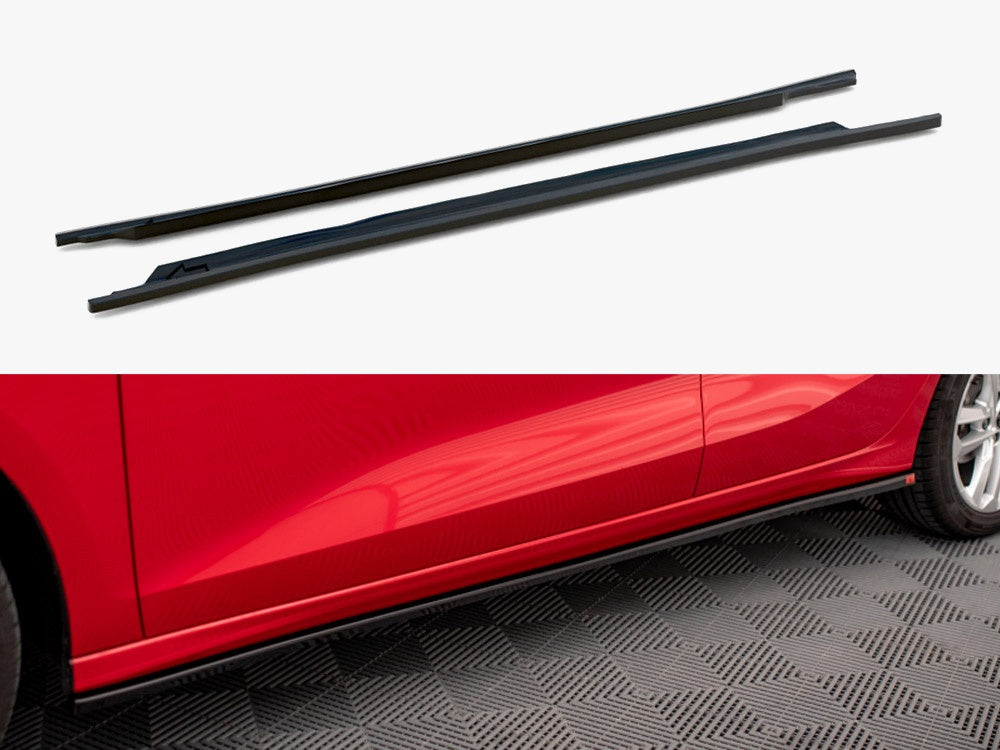 Side Skirts Diffusers compatible with Audi A3 8Y