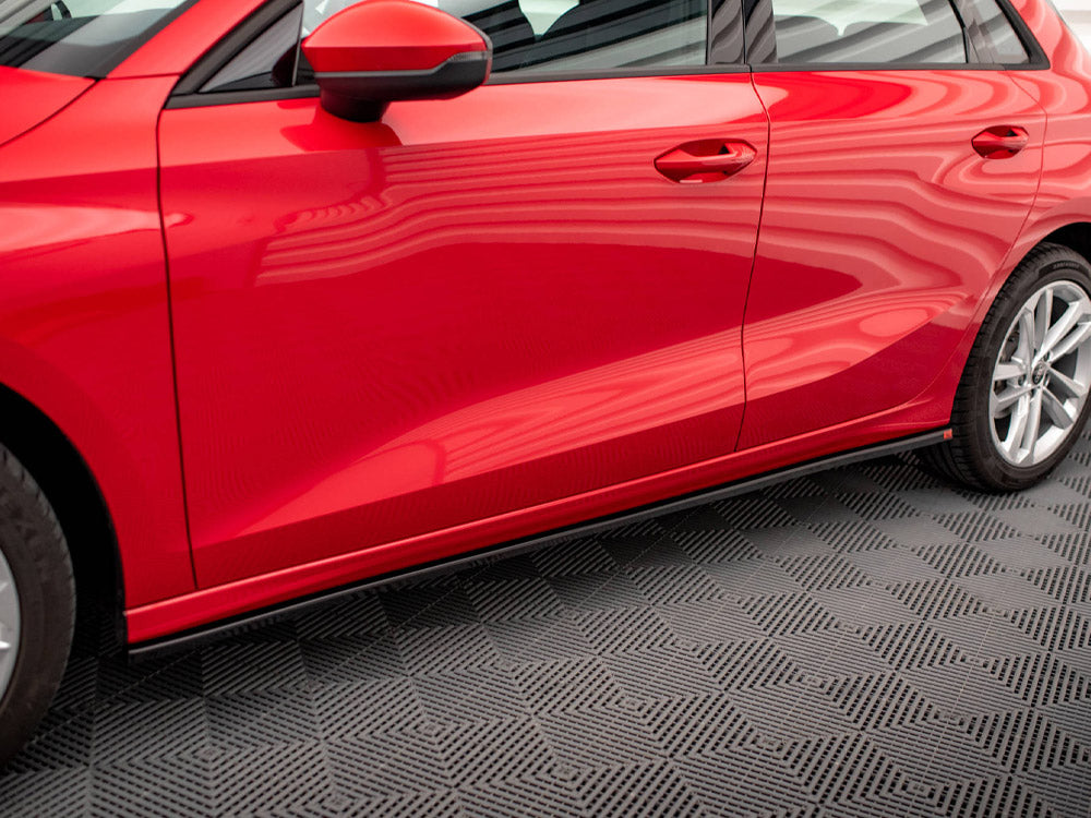 Side Skirts Diffusers compatible with Audi A3 8Y