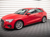 Street PRO Side Skirts Diffusers compatible with Audi A3 8Y