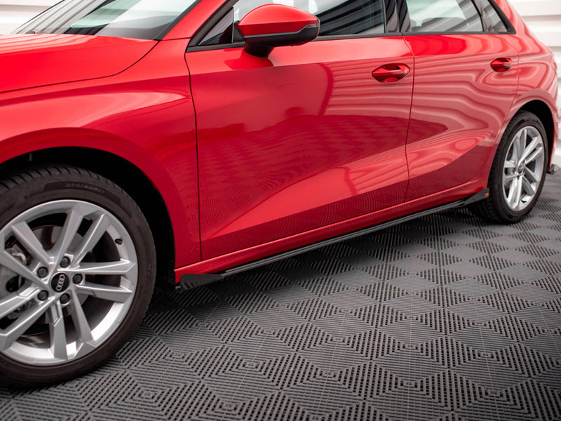 Street PRO Side Skirts Diffusers + Flaps Audi A3 8Y