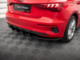 Street PRO Rear Diffuser compatible with Audi A3 Sportback 8Y