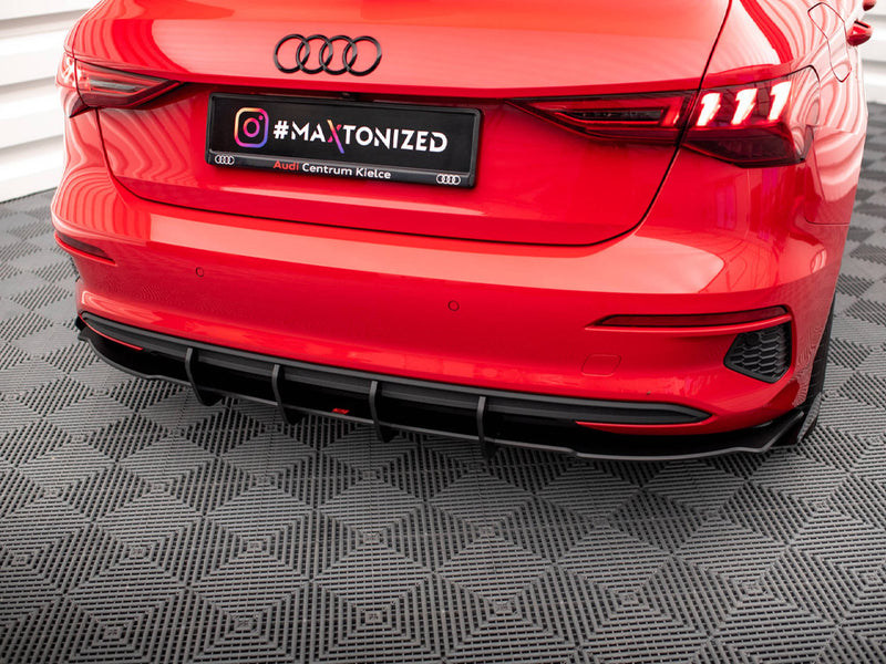 Street PRO Rear Valance + Flaps Audi A3 Sportback 8Y