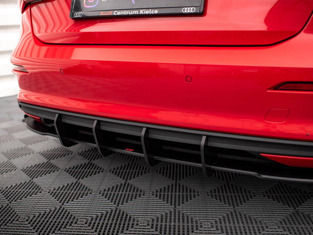 Street PRO Rear Valance + Flaps compatible with Audi A3 Sportback 8Y