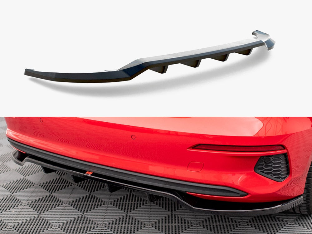 Rear Splitter (Vertical Bars) compatible with Audi A3 Sportback 8Y