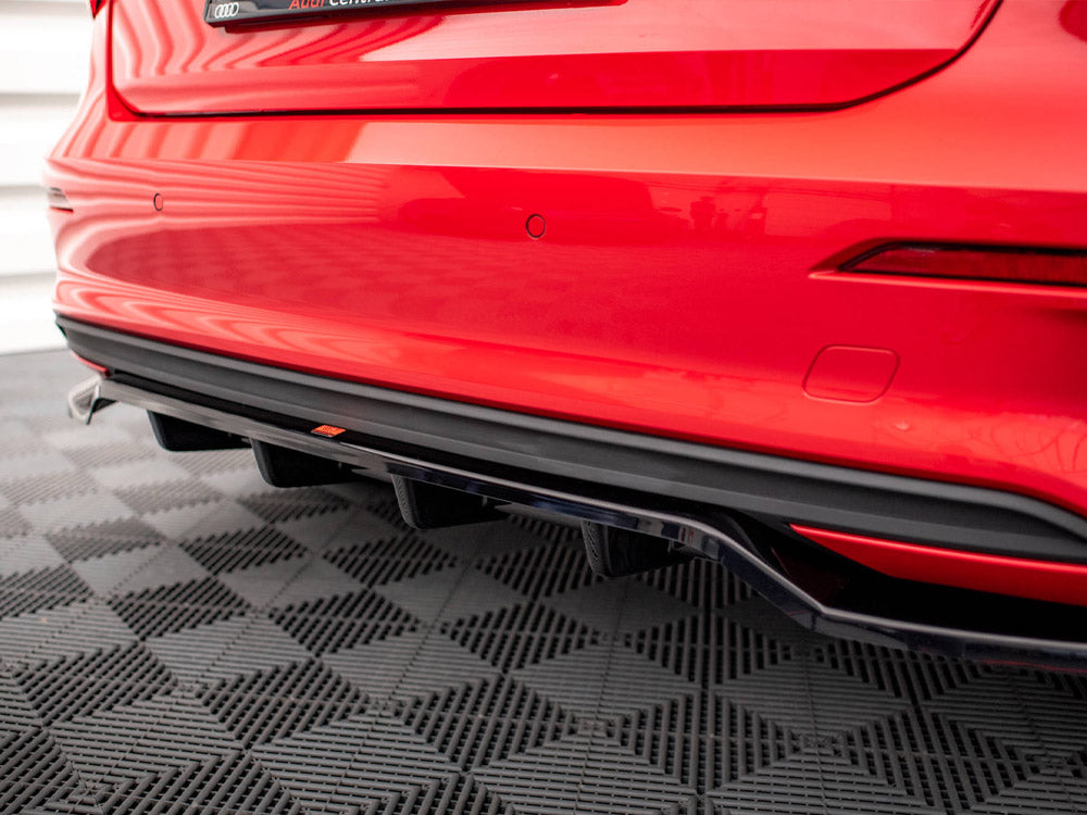 Rear Splitter (Vertical Bars) compatible with Audi A3 Sportback 8Y