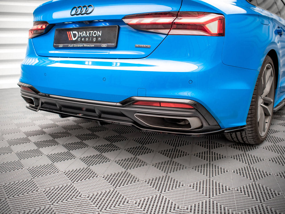 Rear Splitter (Vertical Bars) compatible with Audi A5 S Line F5 Facelift