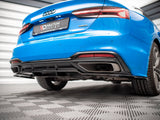Rear Splitter (Vertical Bars) compatible with Audi A5 S Line F5 Facelift