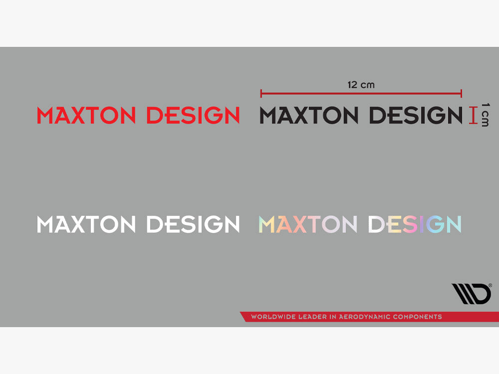 Maxton Sticker 03 Sticker The inscription Without a Signet Logo 12x1 cm