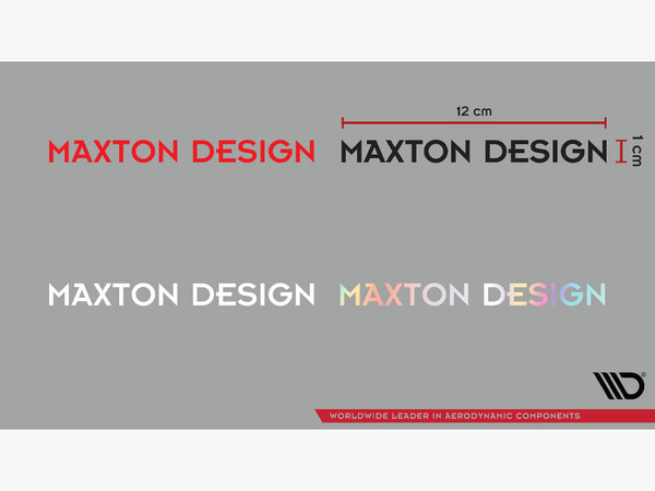 Maxton Sticker 03 Sticker The inscription Without a Signet Logo 12x1 cm