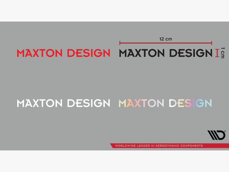 Maxton Sticker 03 Sticker The inscription Without a Signet Logo 12x1 cm