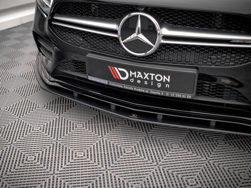Street PRO Front Splitter Mercedes A35 AMG / AMG-Line Aero Pack W177