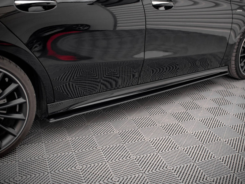 Street PRO Side Skirts Diffusers Mercedes A35 AMG / AMG-Line Aero Pack W177