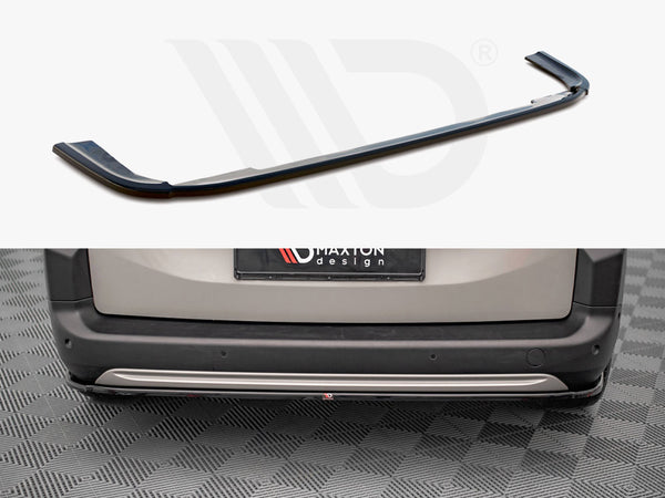 MAXTON DESIGN Central Rear Splitter Citroen Berlingo Mk3