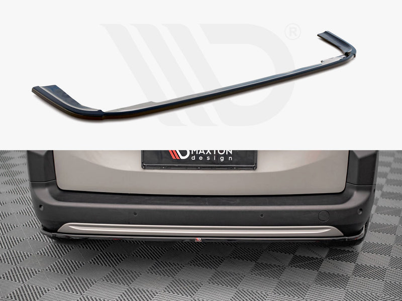 MAXTON DESIGN Central Rear Splitter Citroen Berlingo Mk3