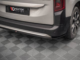MAXTON DESIGN Central Rear Splitter Citroen Berlingo Mk3