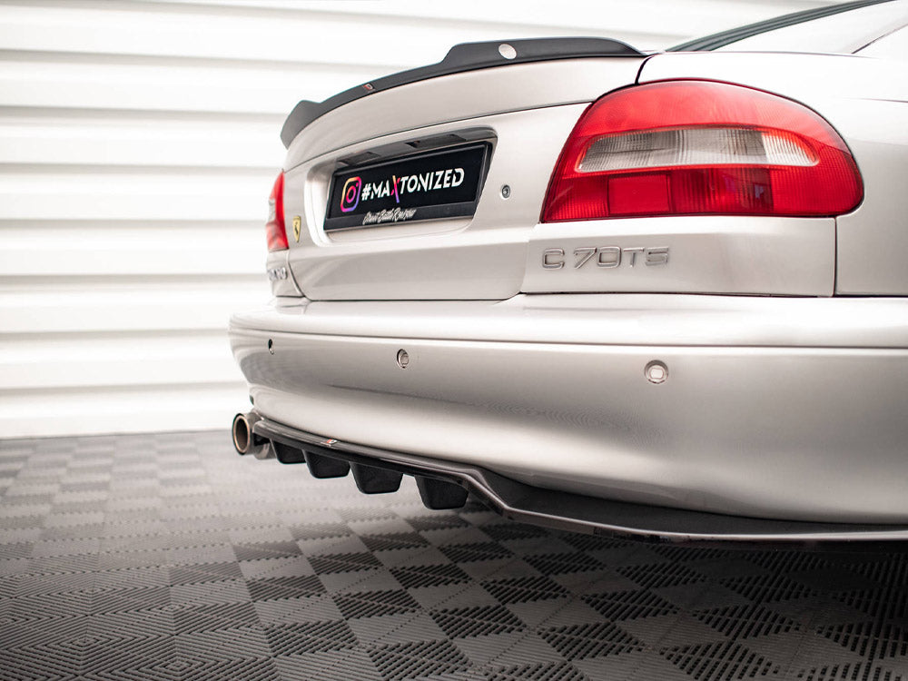 Central Rear Splitter (Vertical Bars) compatible with Volvo C70 Mk1