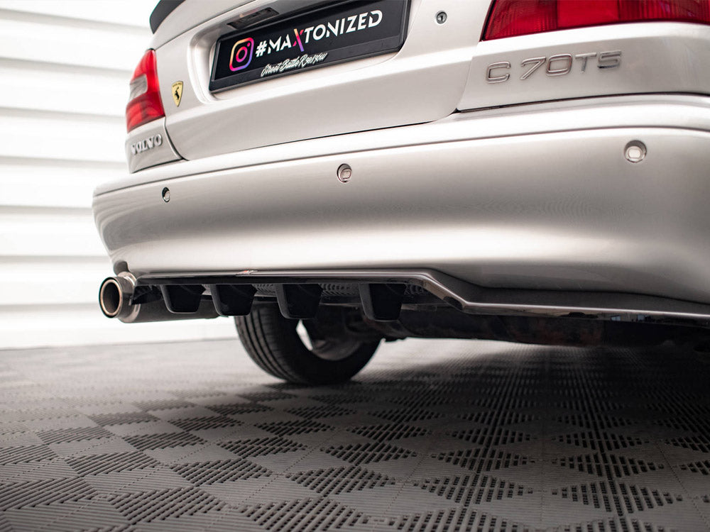 MAXTON DESIGN Central Rear Splitter (Vertical Bars) Volvo C70 Mk1