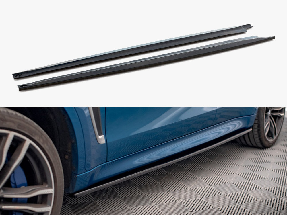 Side Skirts Diffusers compatible with BMW X6 M F86