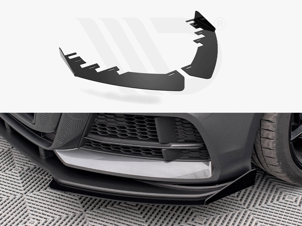 MAXTON DESIGN Front Flaps Audi S3 / A3 S-Line Sportback 8V Facelift