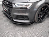 MAXTON DESIGN Front Flaps Audi S3 / A3 S-Line Sportback 8V Facelift