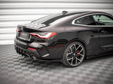 Street Pro Rear Side Splitters + Flaps compatible with BMW 4 M-Pack G22 / G23 / G22 Facelift / G23 Facelift