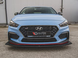 Racing Durability Front Splitter + Flaps Hyundai I30 N Mk3 Hatchback / Fastback