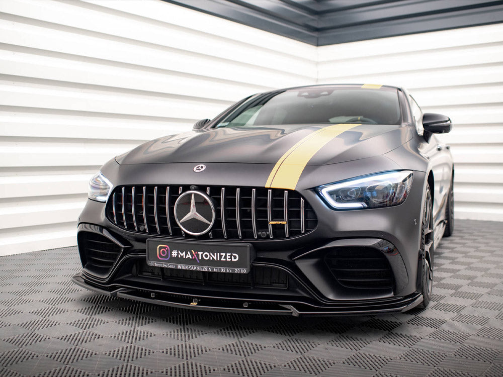 Front Splitter V.3 compatible with Mercedes AMG GT 63S 4-door Coupe Aero