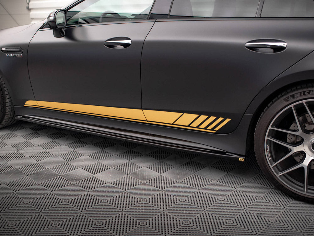 Side Skirts Splitters compatible with Mercedes AMG GT 63S 4-door Coupe
