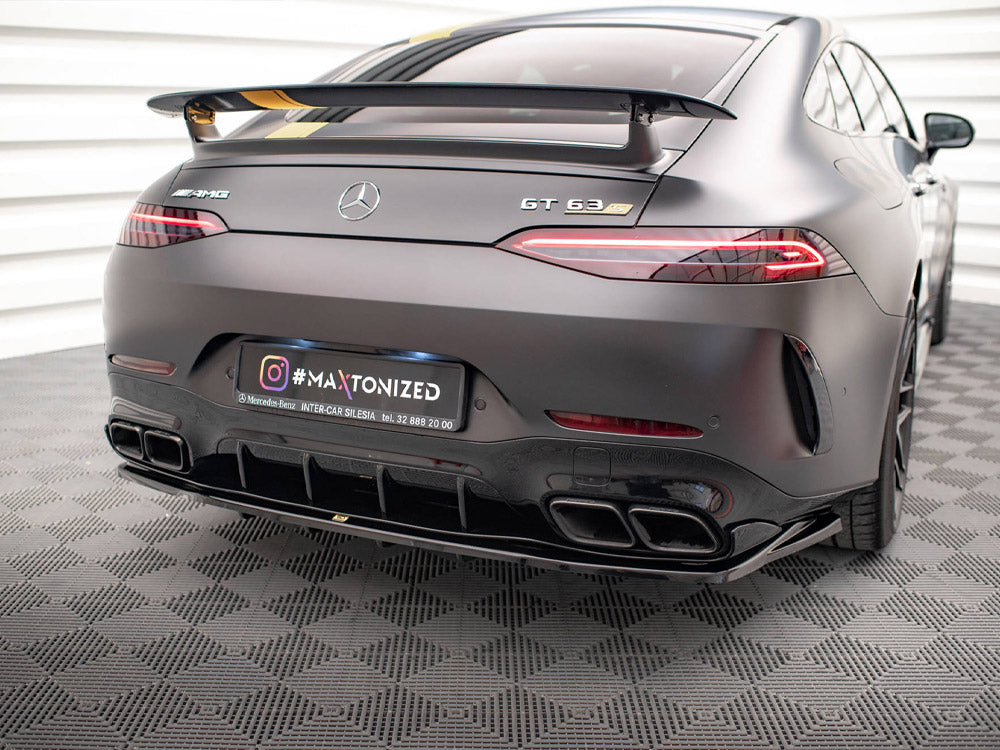 MAXTON DESIGN Central Rear Splitter (Vertical Bars) Mercedes AMG GT 63S 4-door Coupe Aero