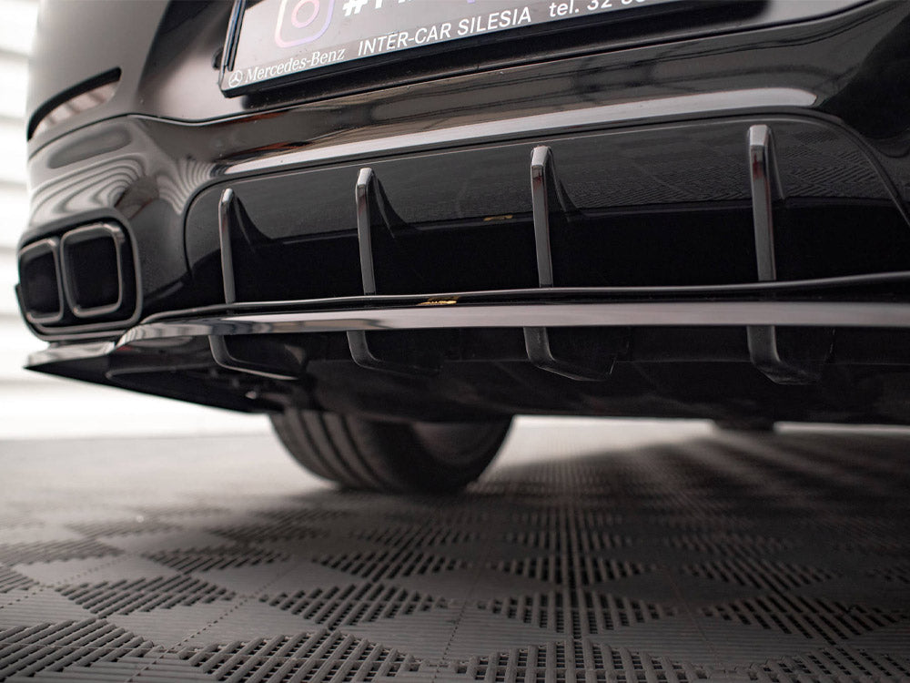 MAXTON DESIGN Central Rear Splitter (Vertical Bars) Mercedes AMG GT 63S 4-door Coupe Aero