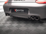 MAXTON DESIGN Central Rear Splitter (Vertical Bars) Porsche 911 Carrera / Carrera GTS 997 Facelift