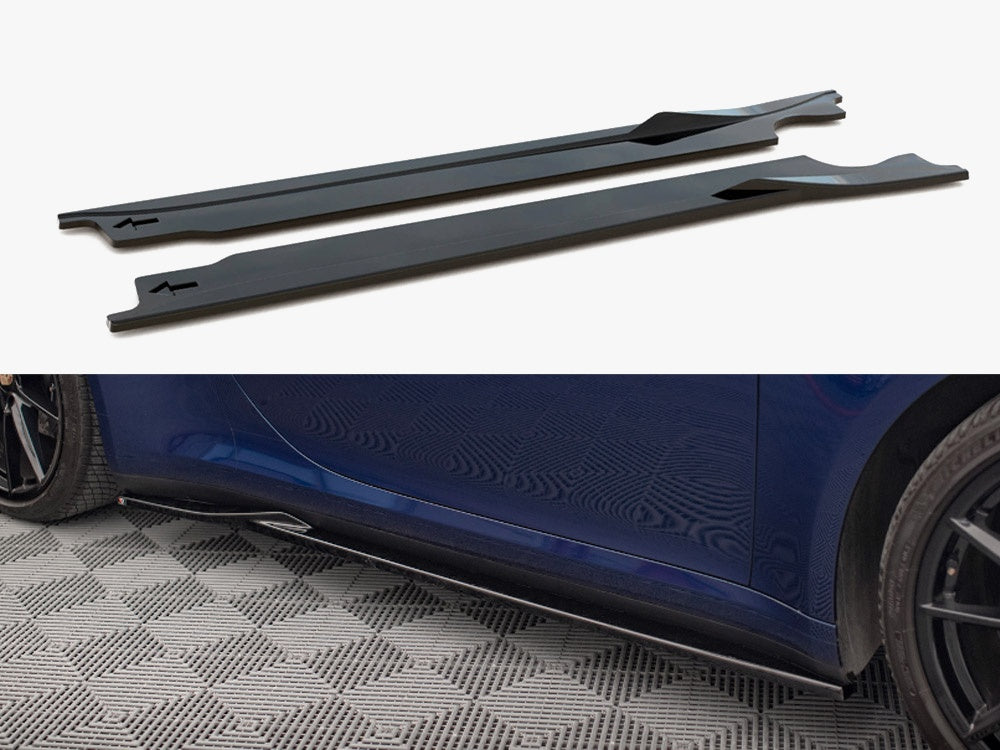 Side Skirts Diffusers V.1 compatible with Porsche 911 Carrera Aero / Carrera GTS 992