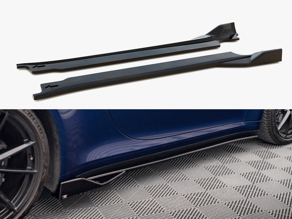 Side Skirts Diffusers V.2 compatible with Porsche 911 Carrera Aero / Carrera GTS 992