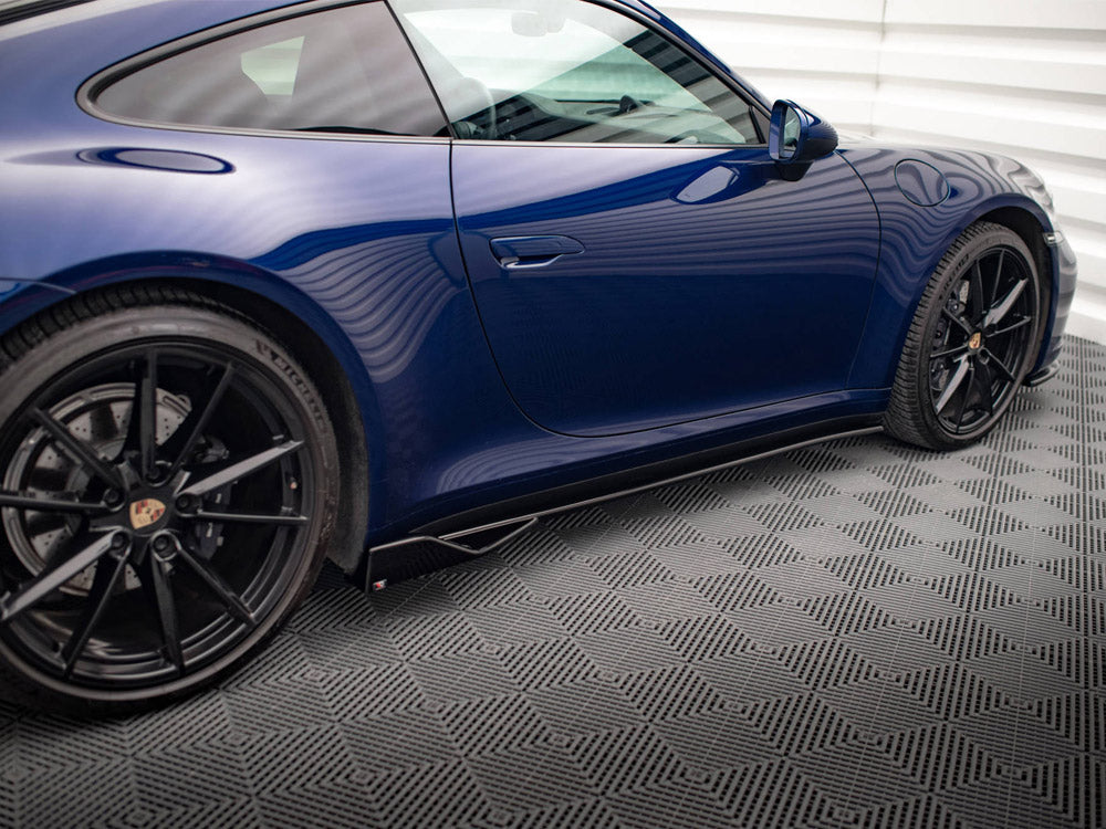 Side Skirts Diffusers V.2 compatible with Porsche 911 Carrera Aero / Carrera GTS 992