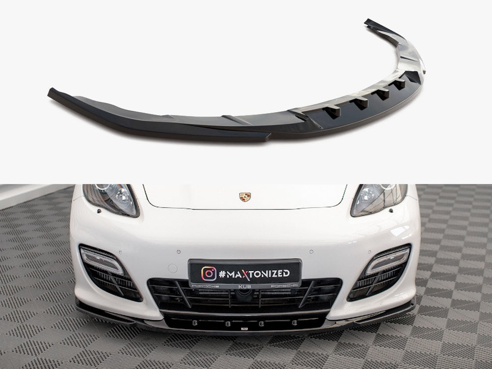Front Splitter V.2 compatible with Porsche Panamera Turbo Sport Design Package 970