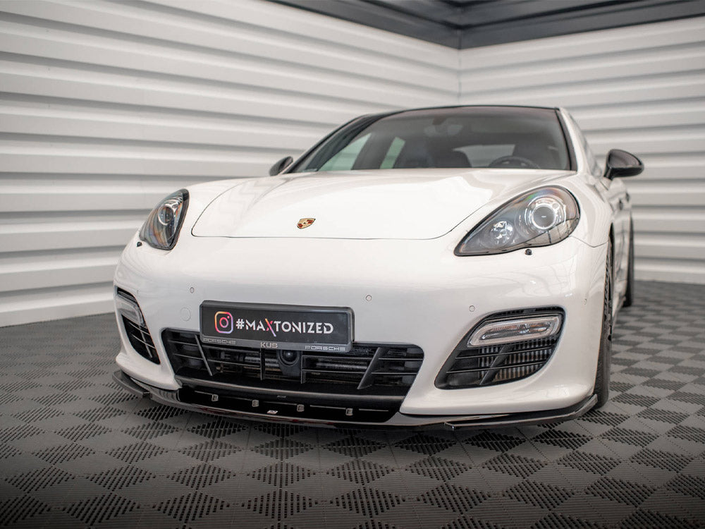 Front Splitter V.2 compatible with Porsche Panamera Turbo Sport Design Package 970