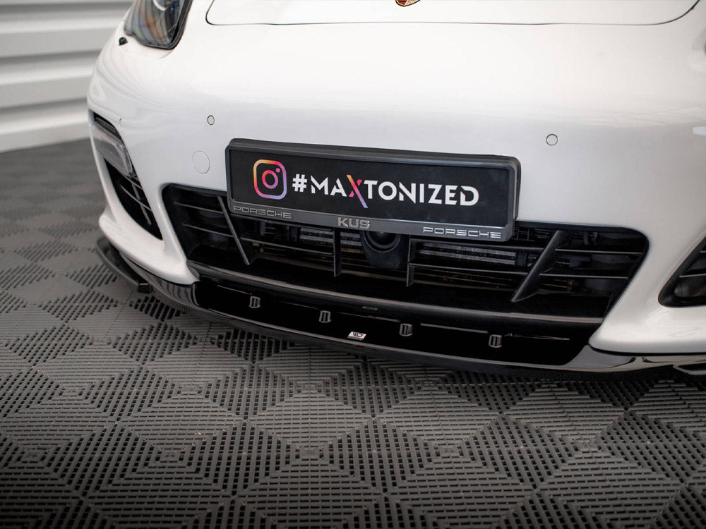 Front Splitter V.2 compatible with Porsche Panamera Turbo Sport Design Package 970
