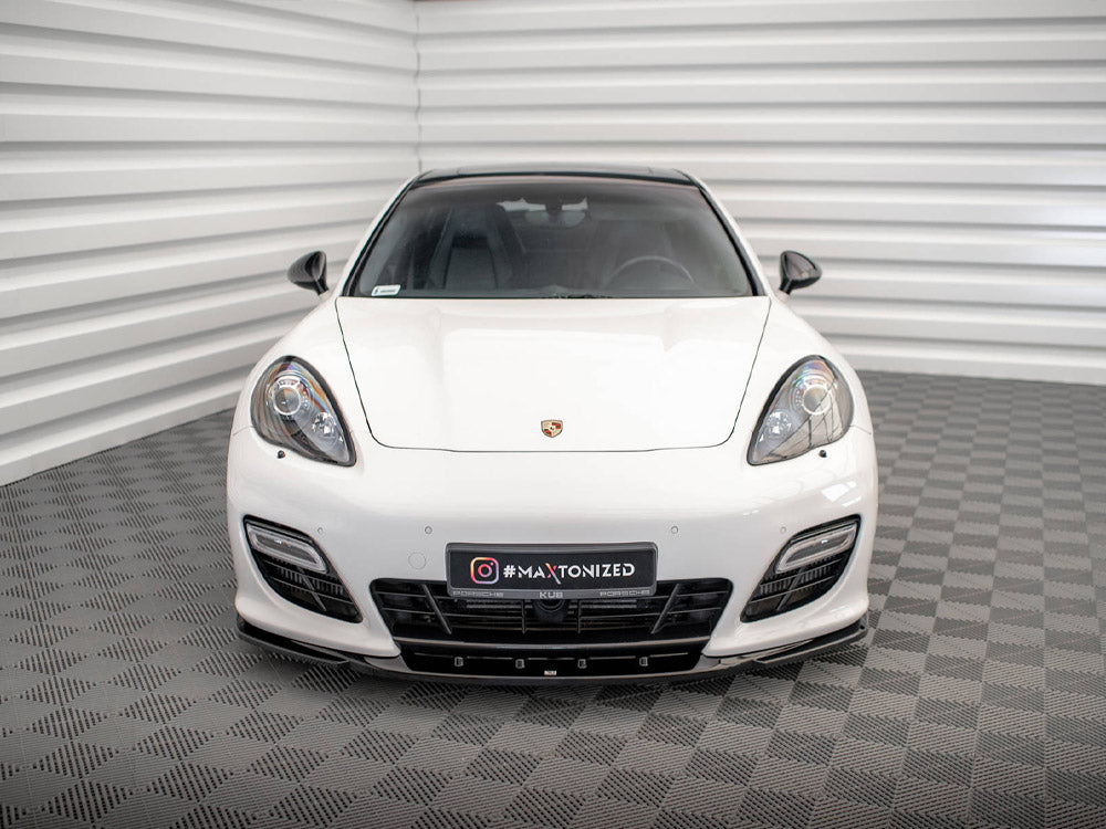 Front Splitter V.2 compatible with Porsche Panamera Turbo Sport Design Package 970